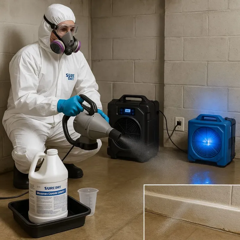 Sanitization and Odor Removal process in Mio, MI