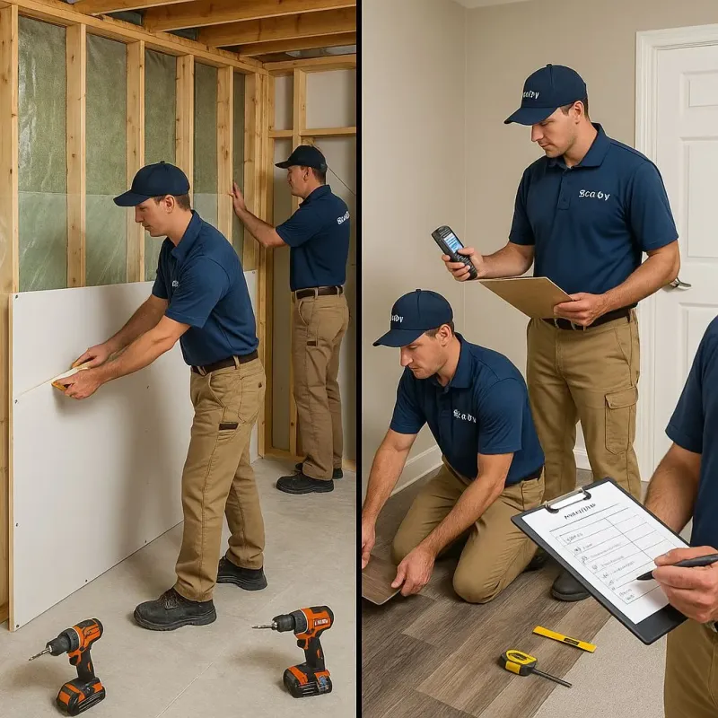 Repairs and Reconstruction process in Mio, MI